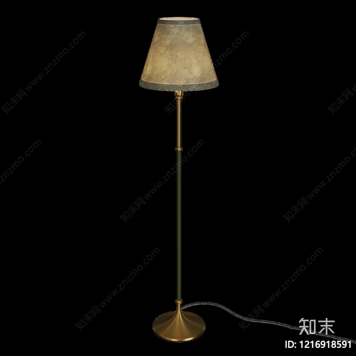 中古风落地灯3D模型下载【ID:1216918591】