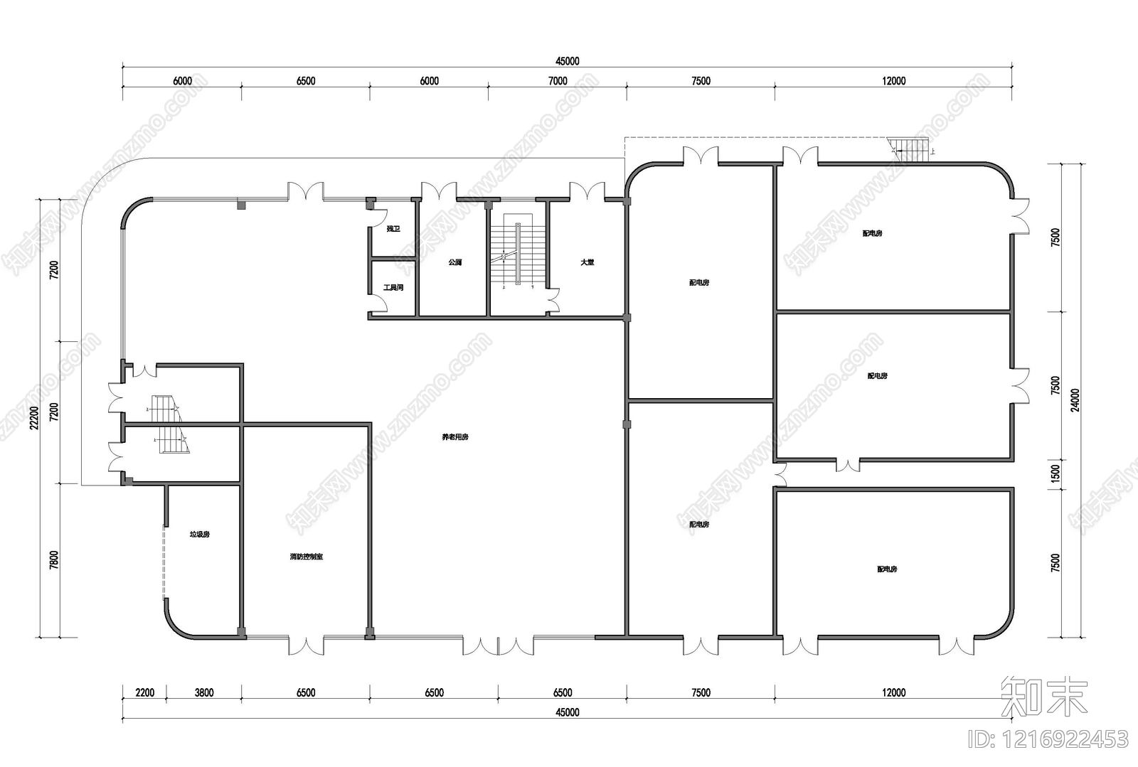 现代其他建筑施工图下载【ID:1216922453】