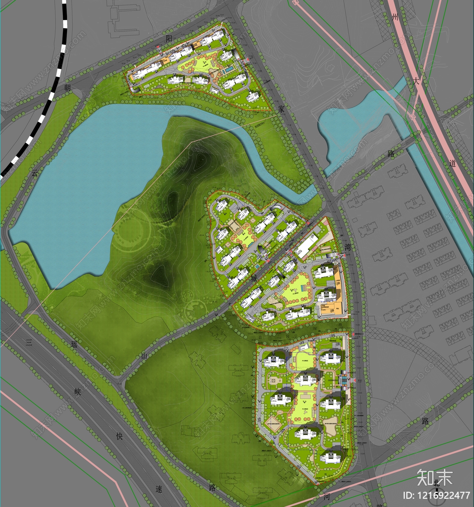 现代住宅楼建筑cad施工图下载【ID:1216922477】