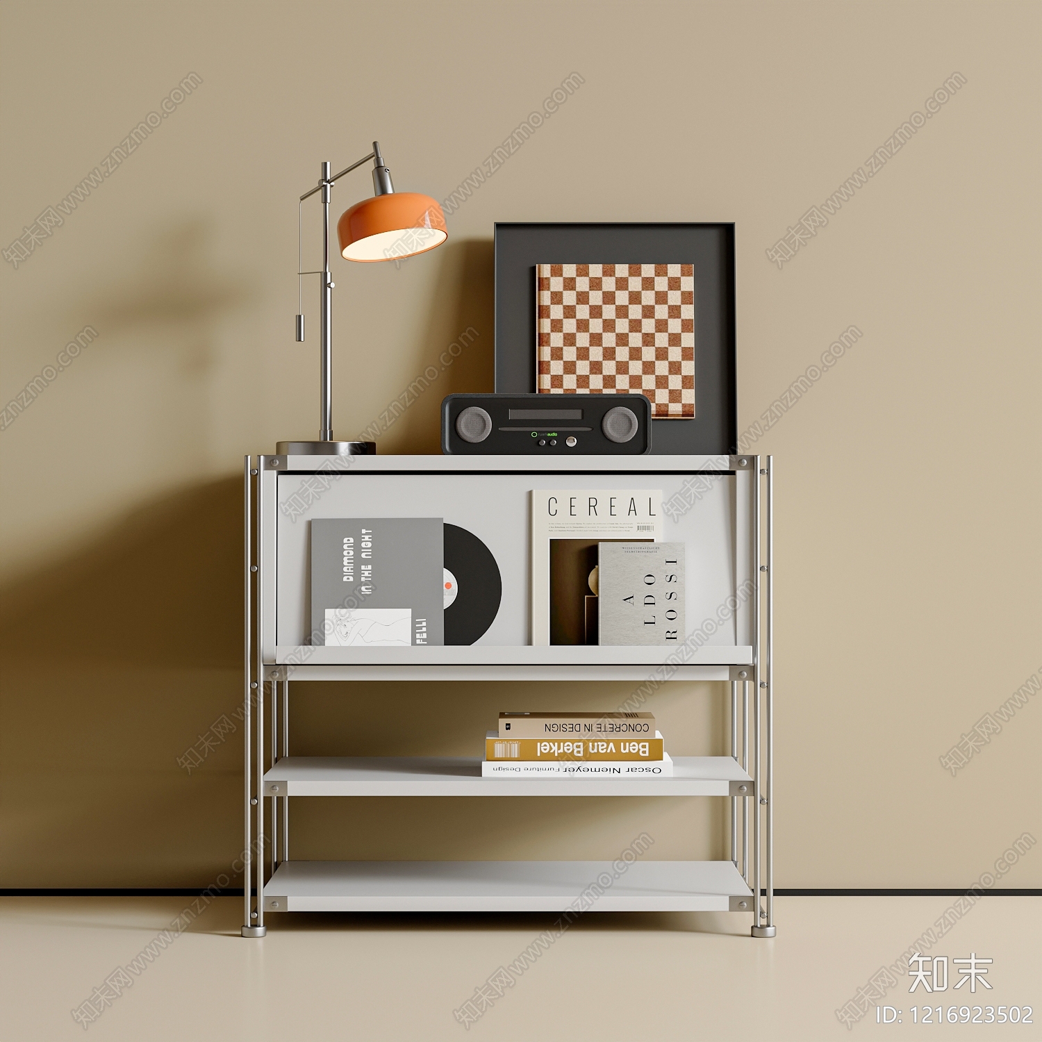 现代简约边几3D模型下载【ID:1216923502】