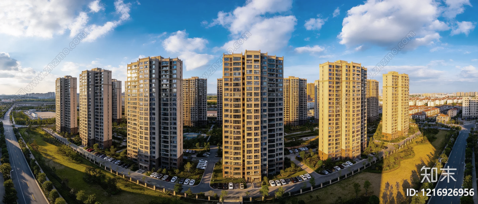 现代小区HDR贴图下载【ID:1216926956】