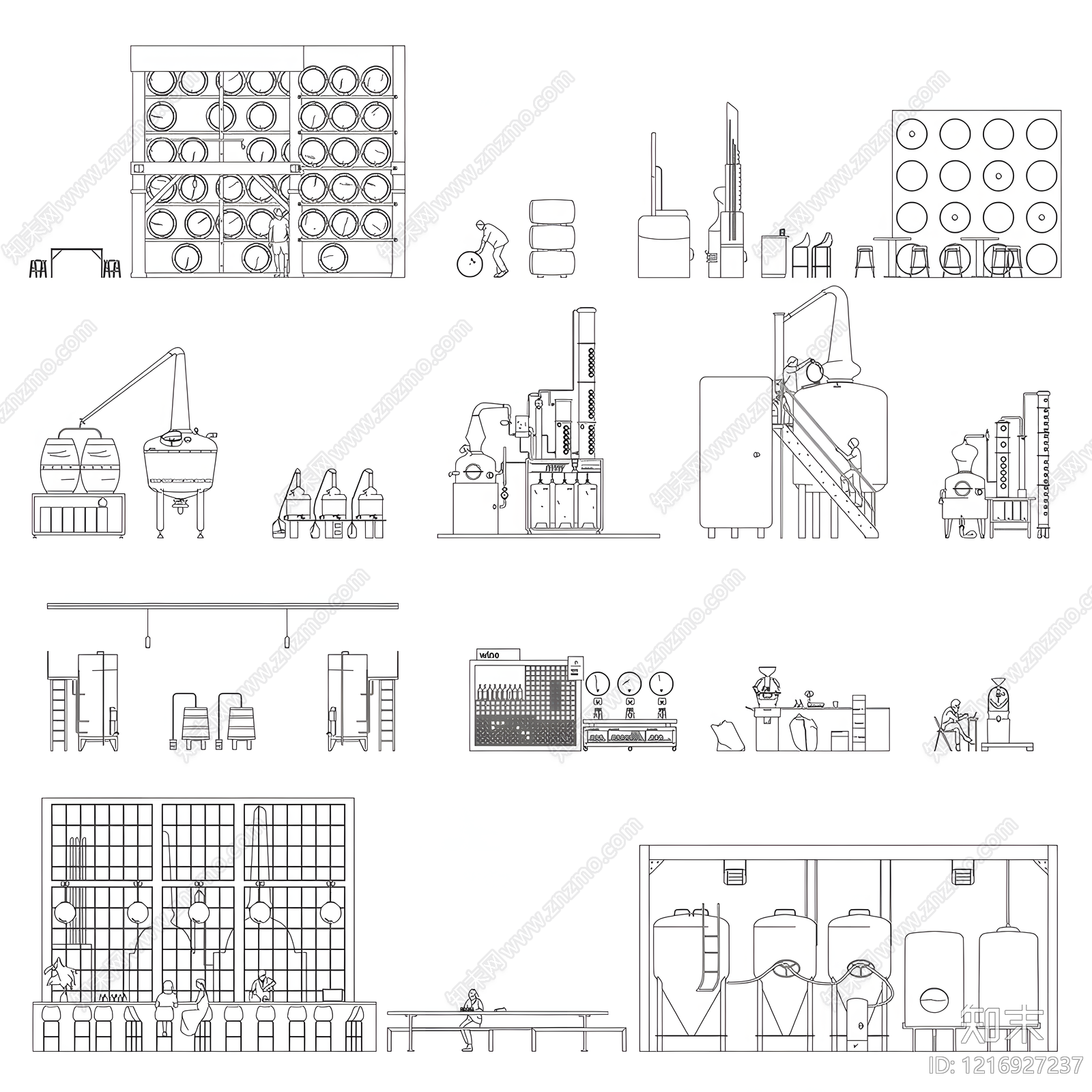 工装综合图库施工图下载【ID:1216927237】