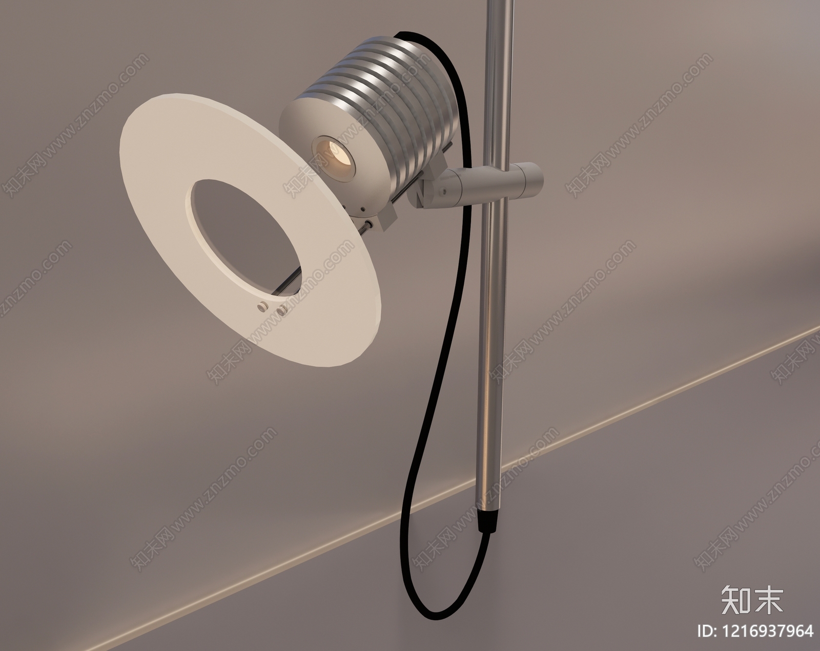 极简射灯3D模型下载【ID:1216937964】