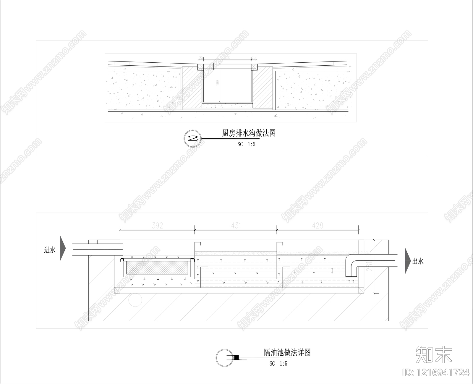 地面综合节点cad施工图下载【ID:1216941724】