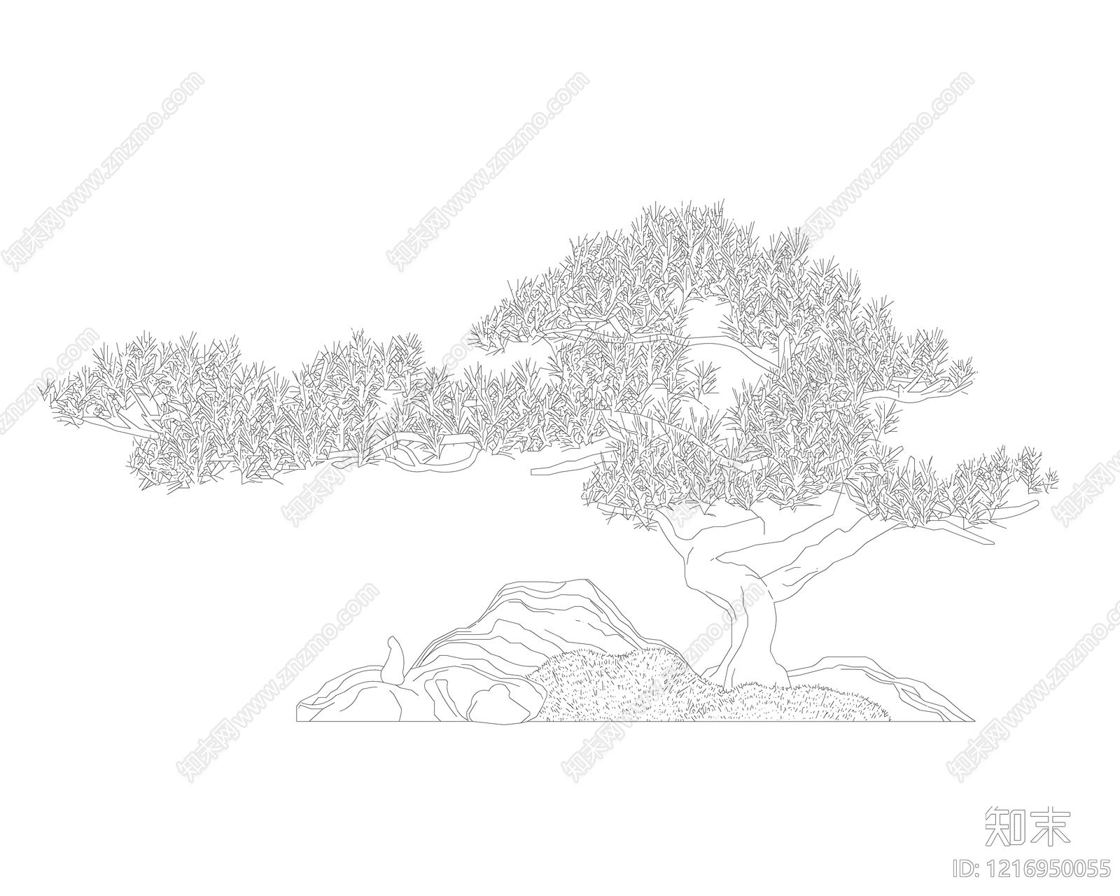 现代新中式树池图库施工图下载【ID:1216950055】