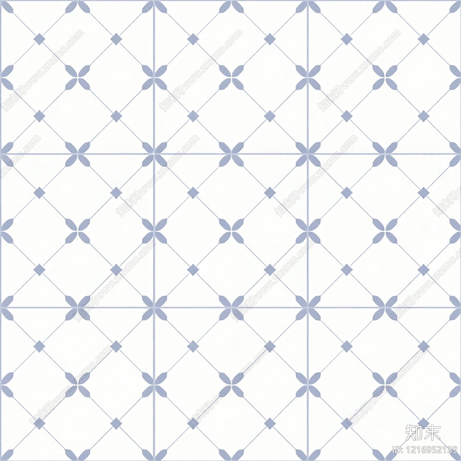奶油花纹砖贴图下载【ID:1216952139】