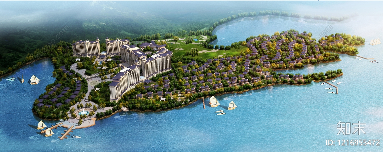 欧式酒店建筑施工图下载【ID:1216955472】