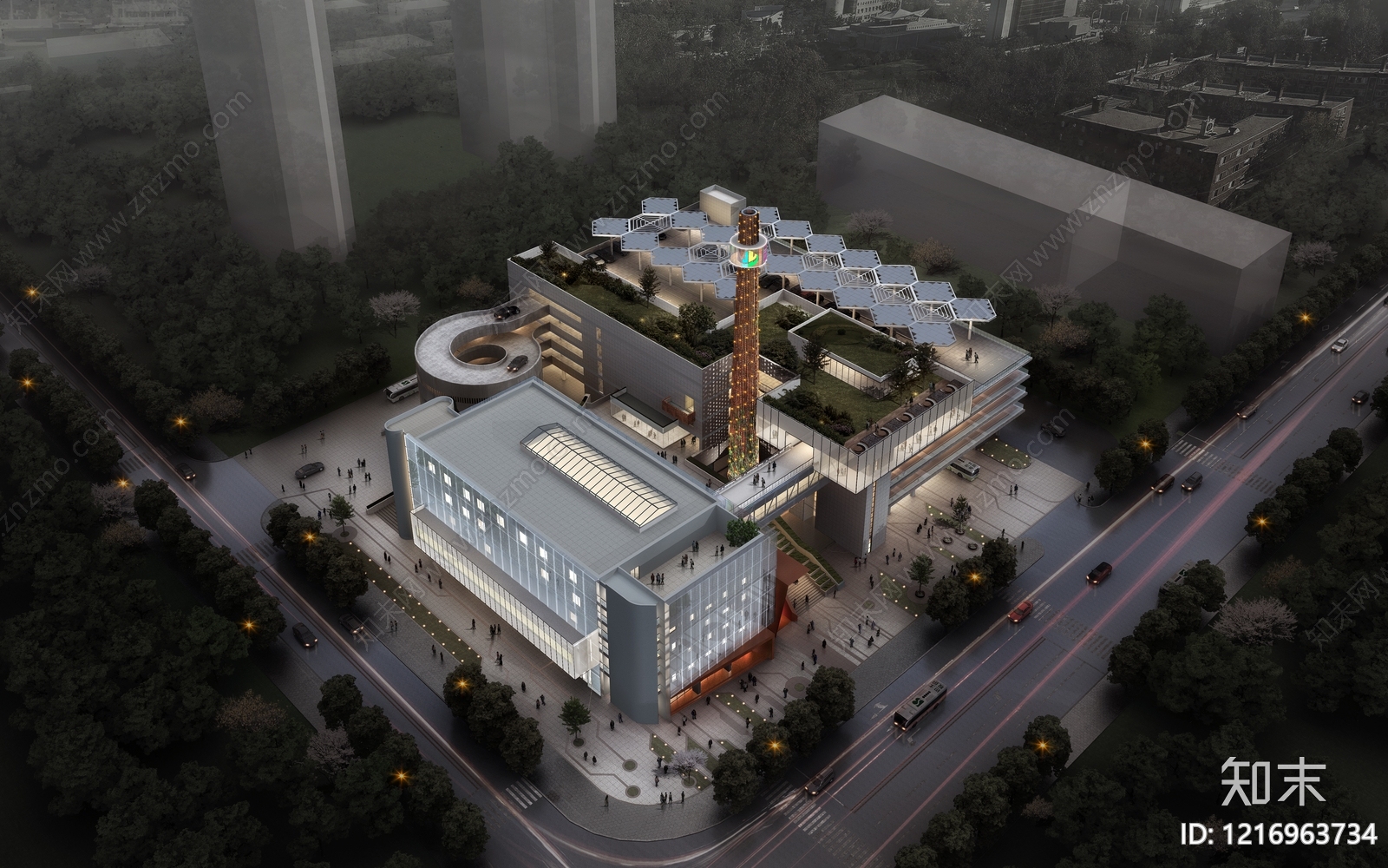 现代主义其他文体建筑3D模型下载【ID:1216963734】