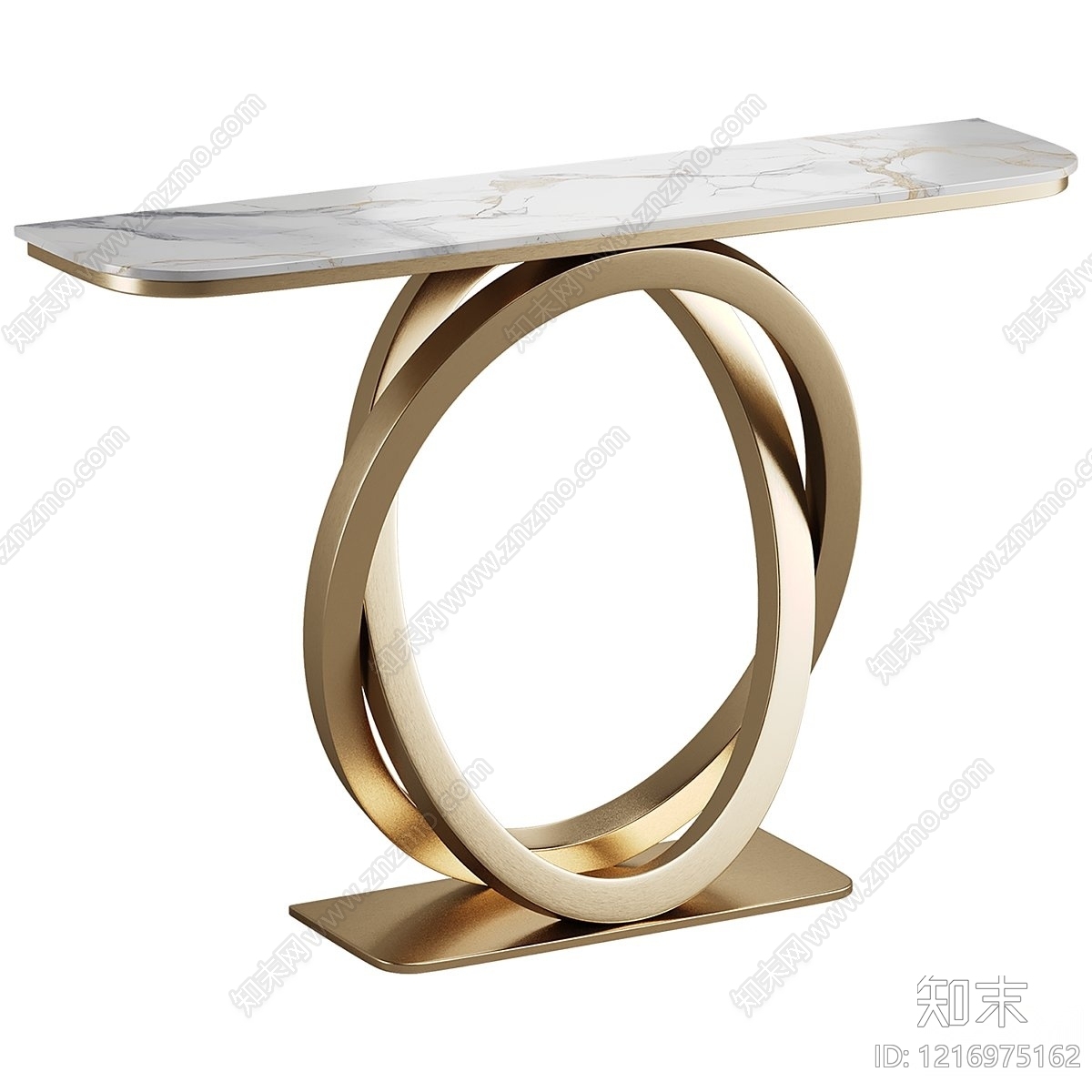 意式轻奢条案3D模型下载【ID:1216975162】