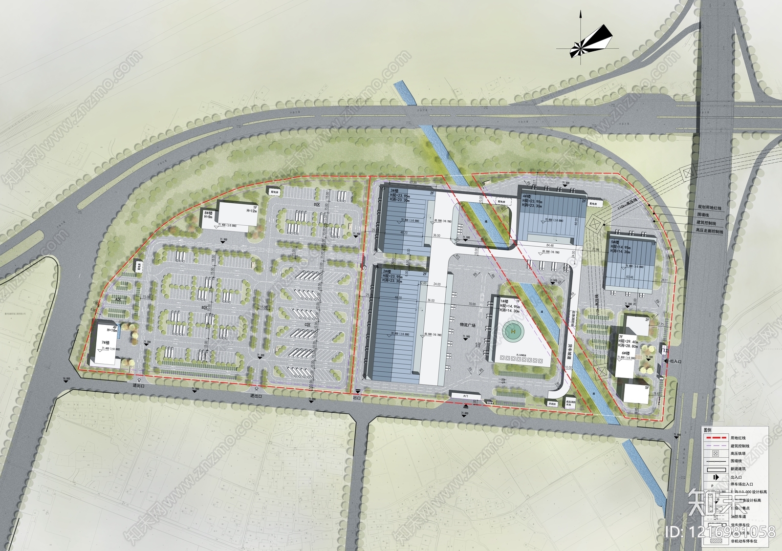 物流建筑施工图下载【ID:1216981058】