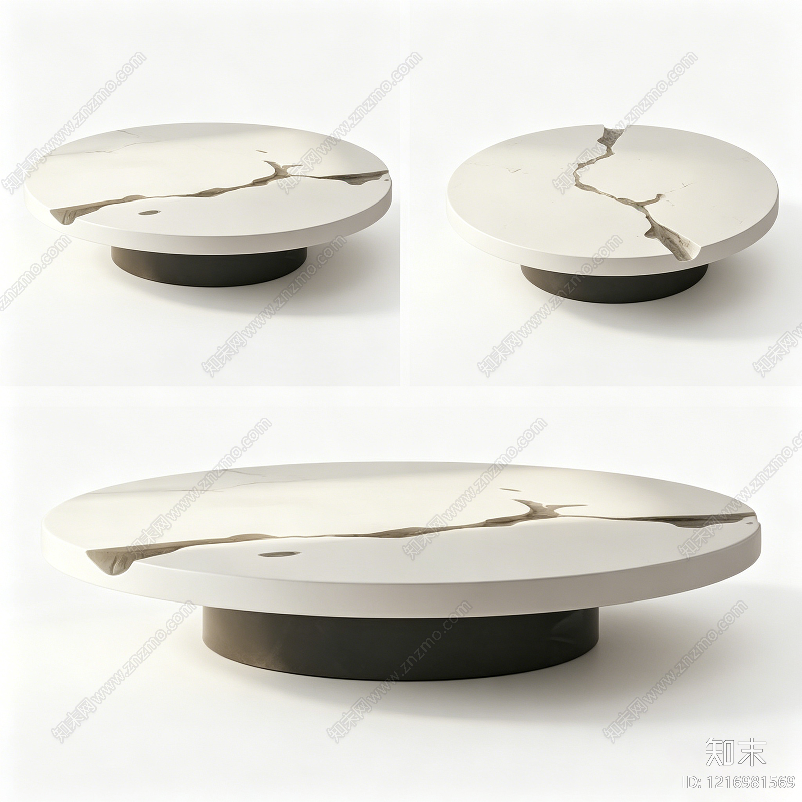 极简茶几3D模型下载【ID:1216981569】