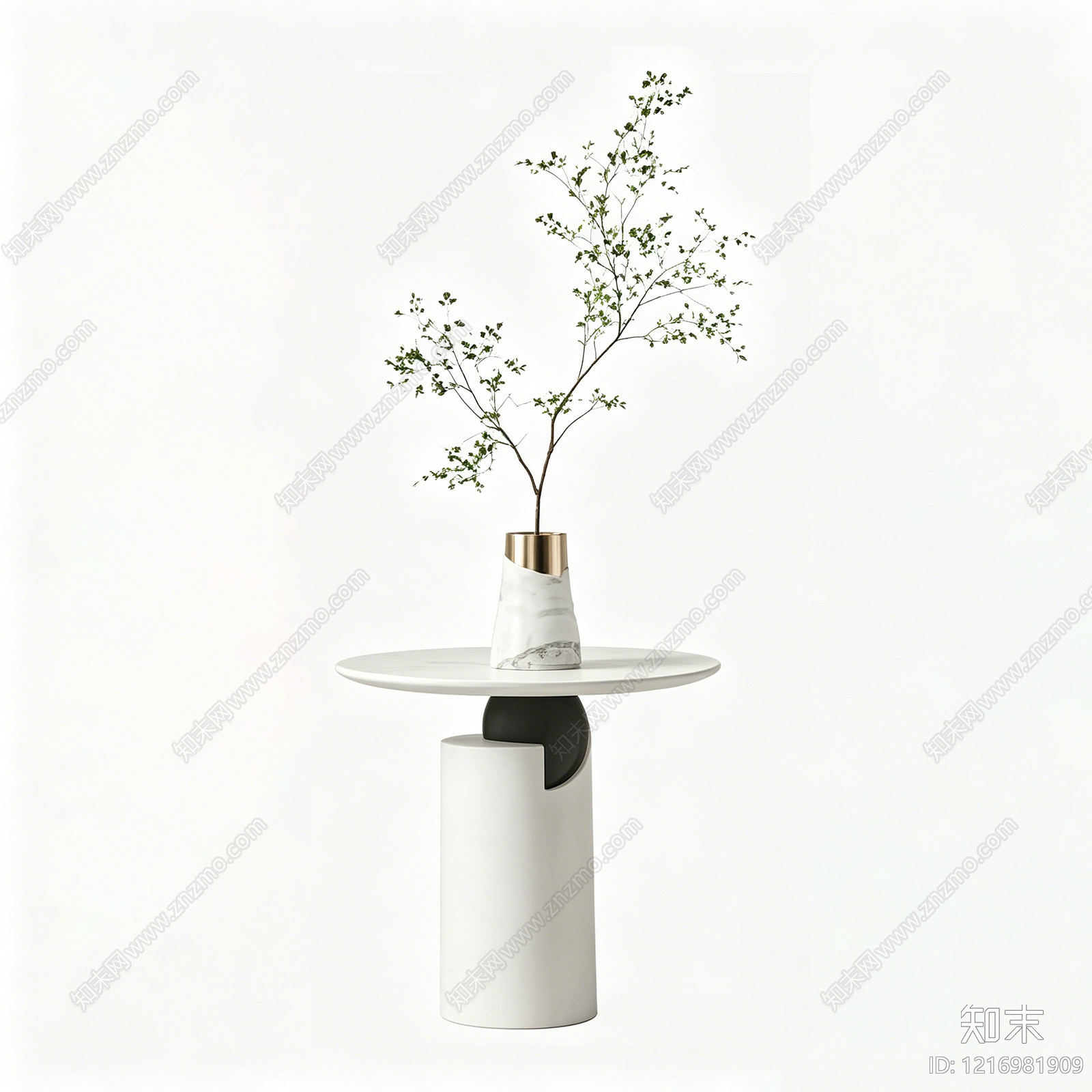 极简边几3D模型下载【ID:1216981909】
