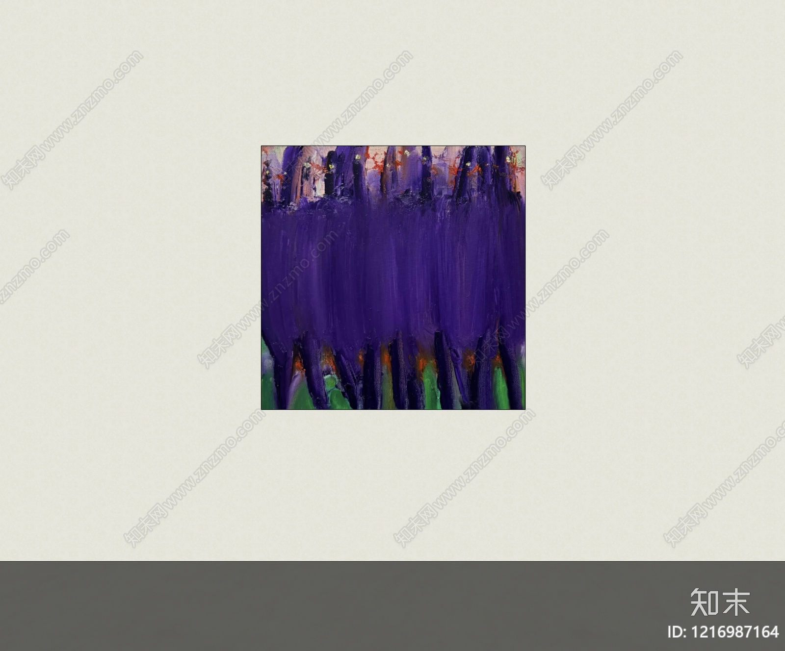 现代挂画SU模型下载【ID:1216987164】