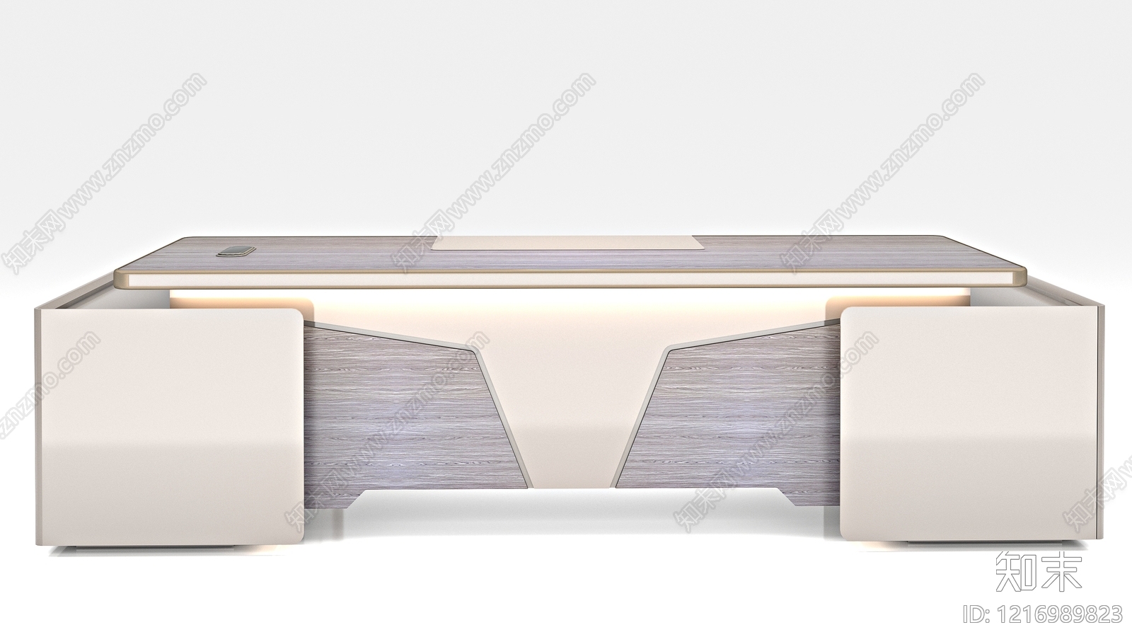 现代简约办公桌3D模型下载【ID:1216989823】