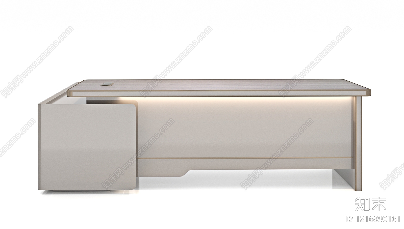 现代简约办公桌3D模型下载【ID:1216990161】