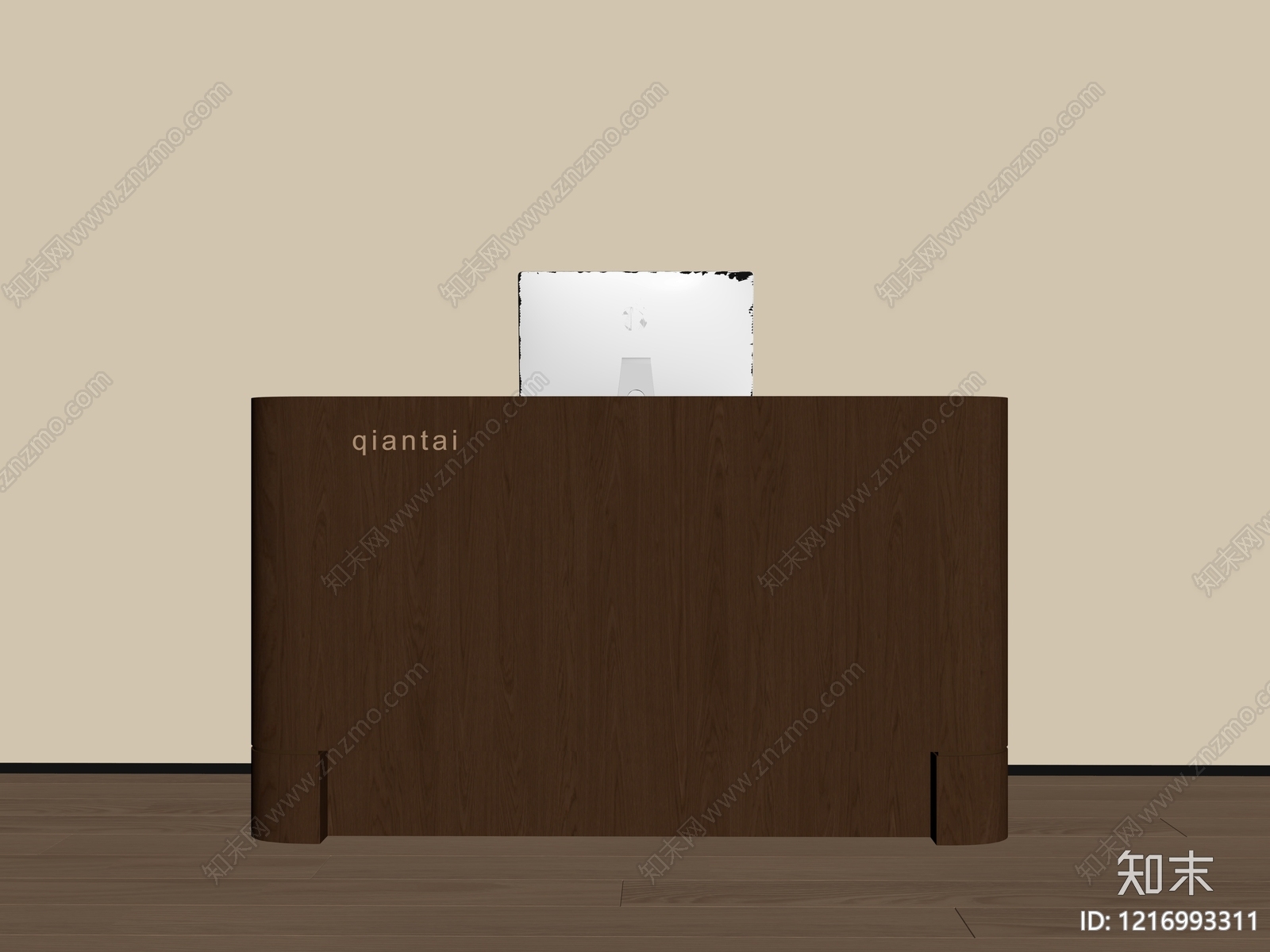 现代简约前台SU模型下载【ID:1216993311】