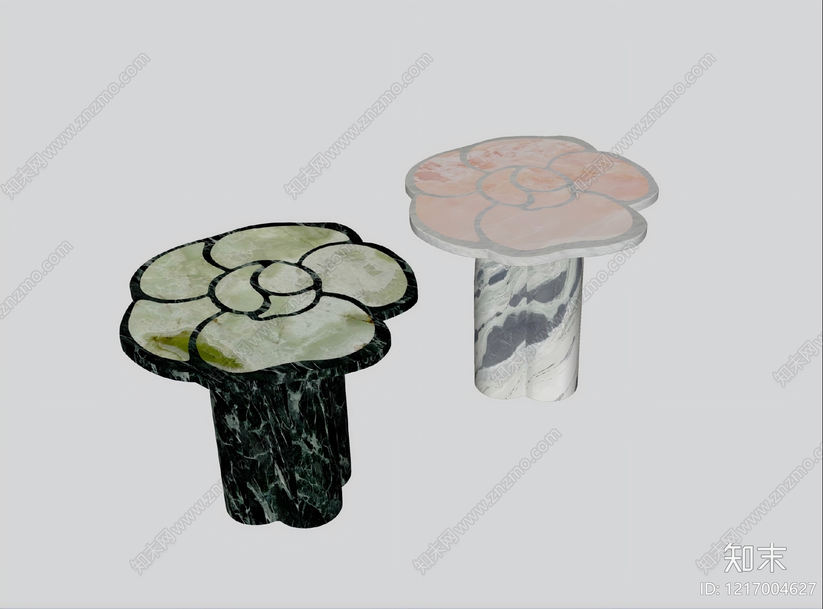现代轻奢边几SU模型下载【ID:1217004627】