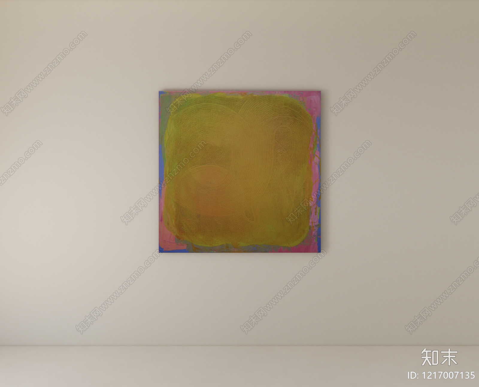 现代挂画SU模型下载【ID:1217007135】