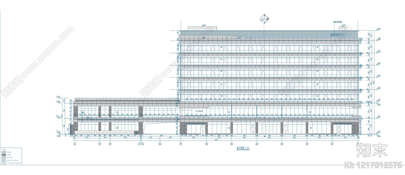 幕墙结构施工图下载【ID:1217016576】