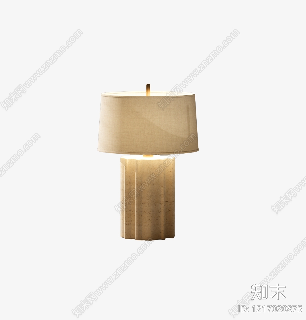 现代简约台灯SU模型下载【ID:1217020875】