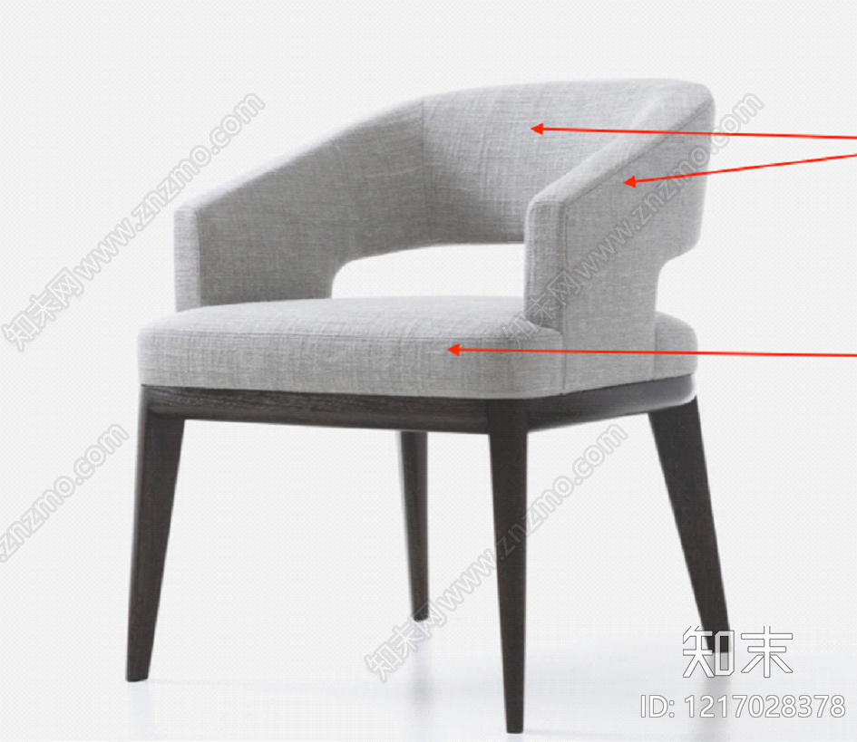 意式椅子施工图下载【ID:1217028378】