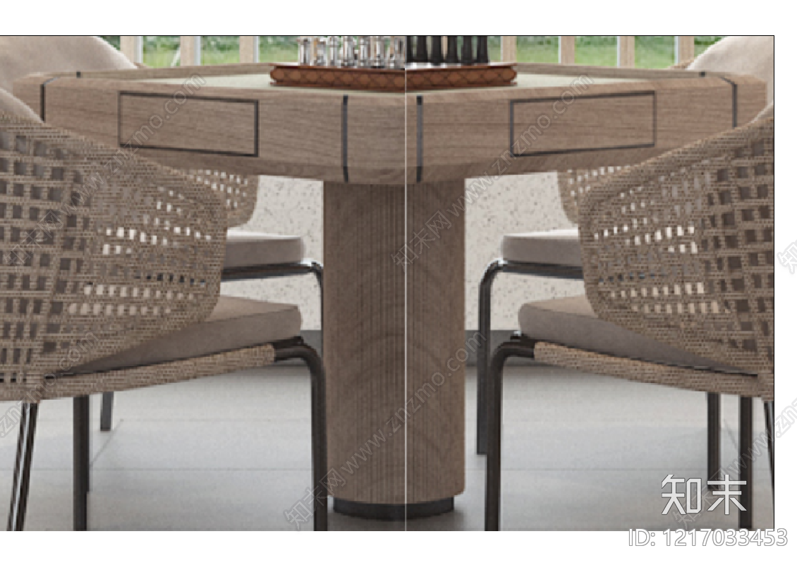 意式桌子施工图下载【ID:1217033453】