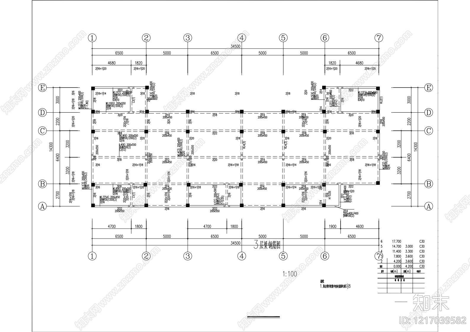现代幼儿园建筑cad施工图下载【ID:1217039582】