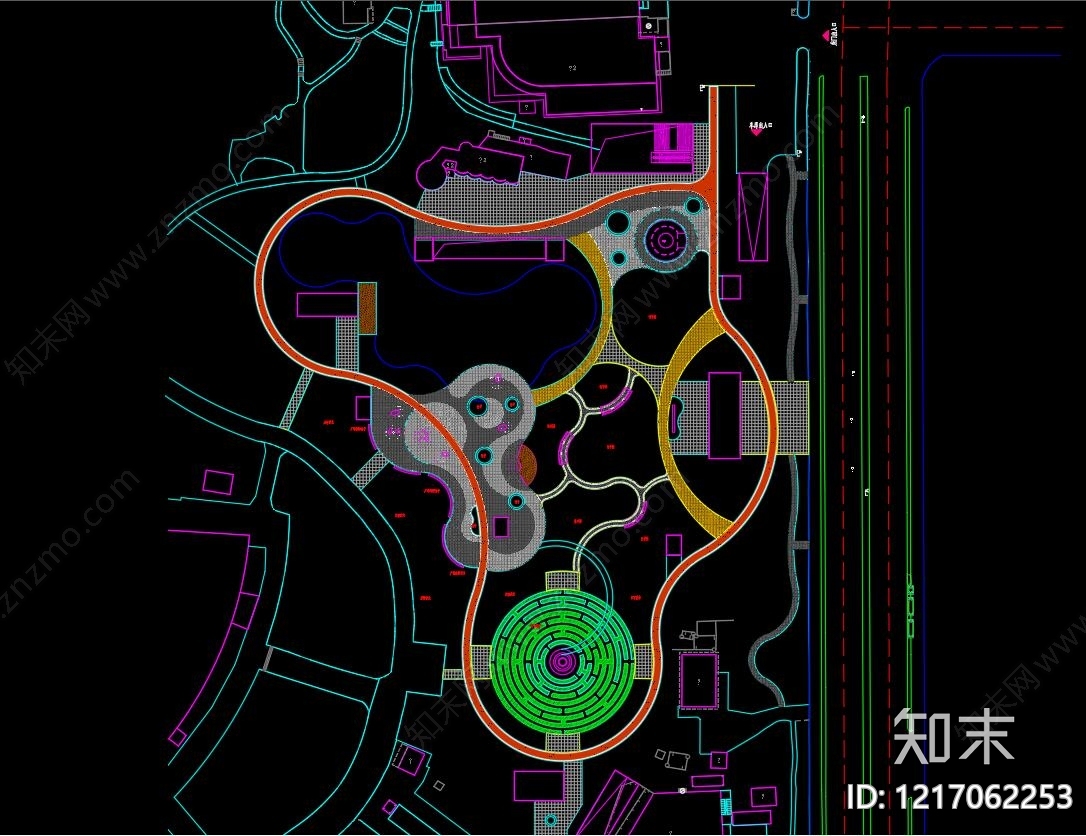 儿童公园cad施工图下载【ID:1217062253】