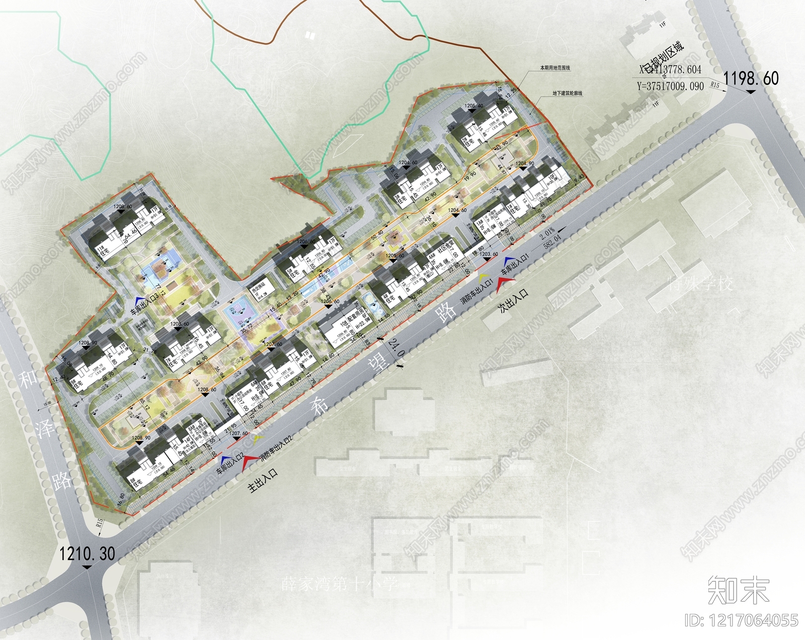 新中式住宅楼建筑cad施工图下载【ID:1217064055】