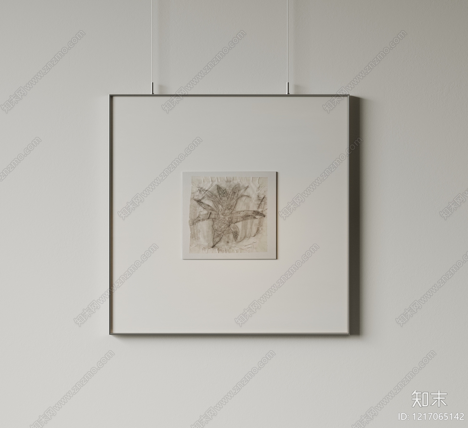 现代挂画SU模型下载【ID:1217065142】