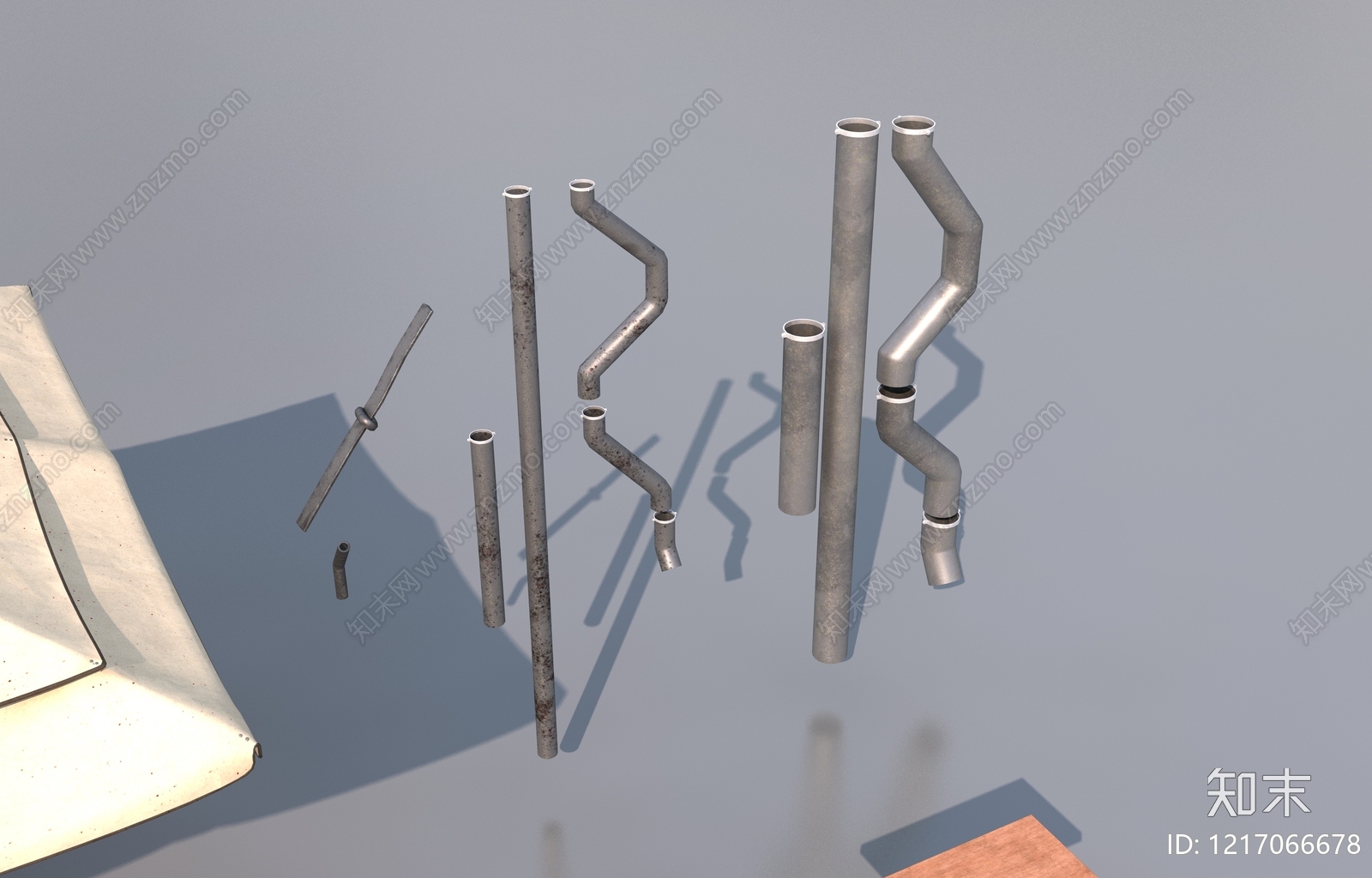 复古遮阳棚3D模型下载【ID:1217066678】