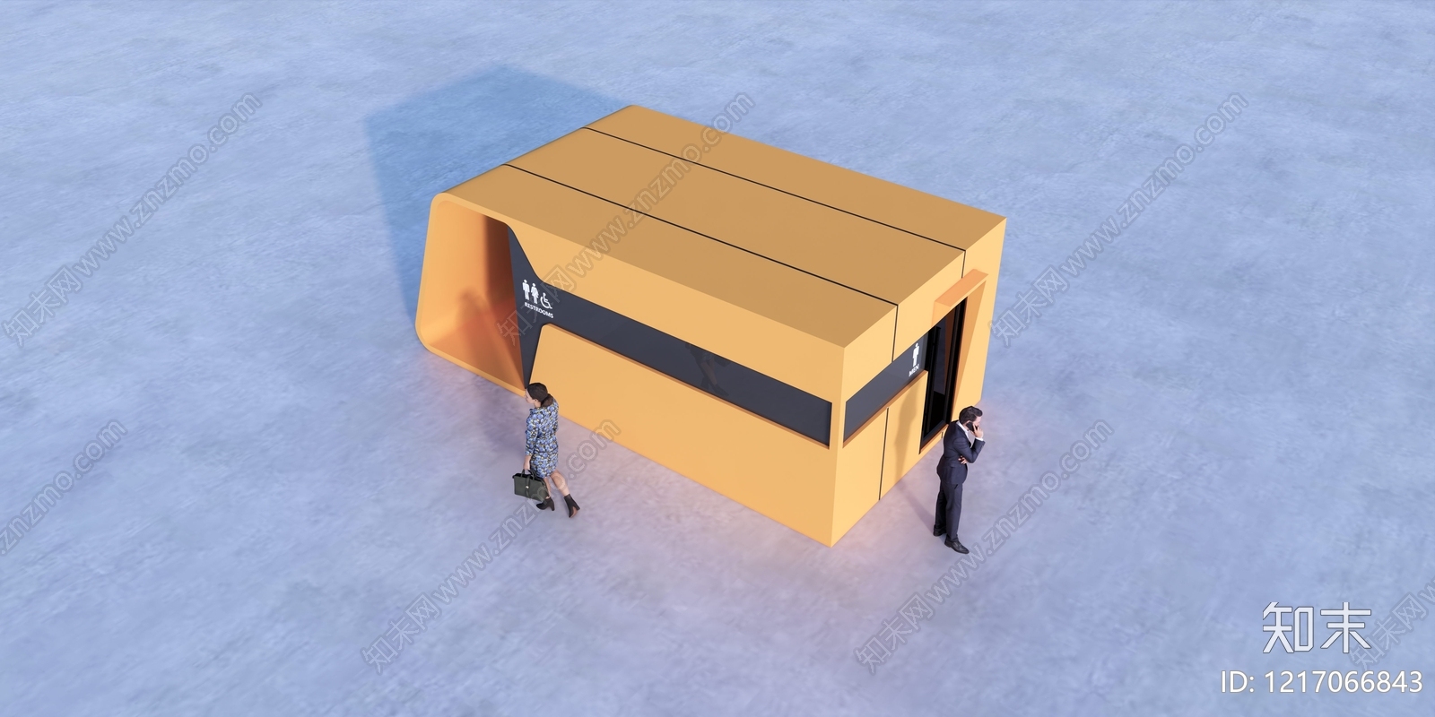 现代主义小公建SU模型下载【ID:1217066843】