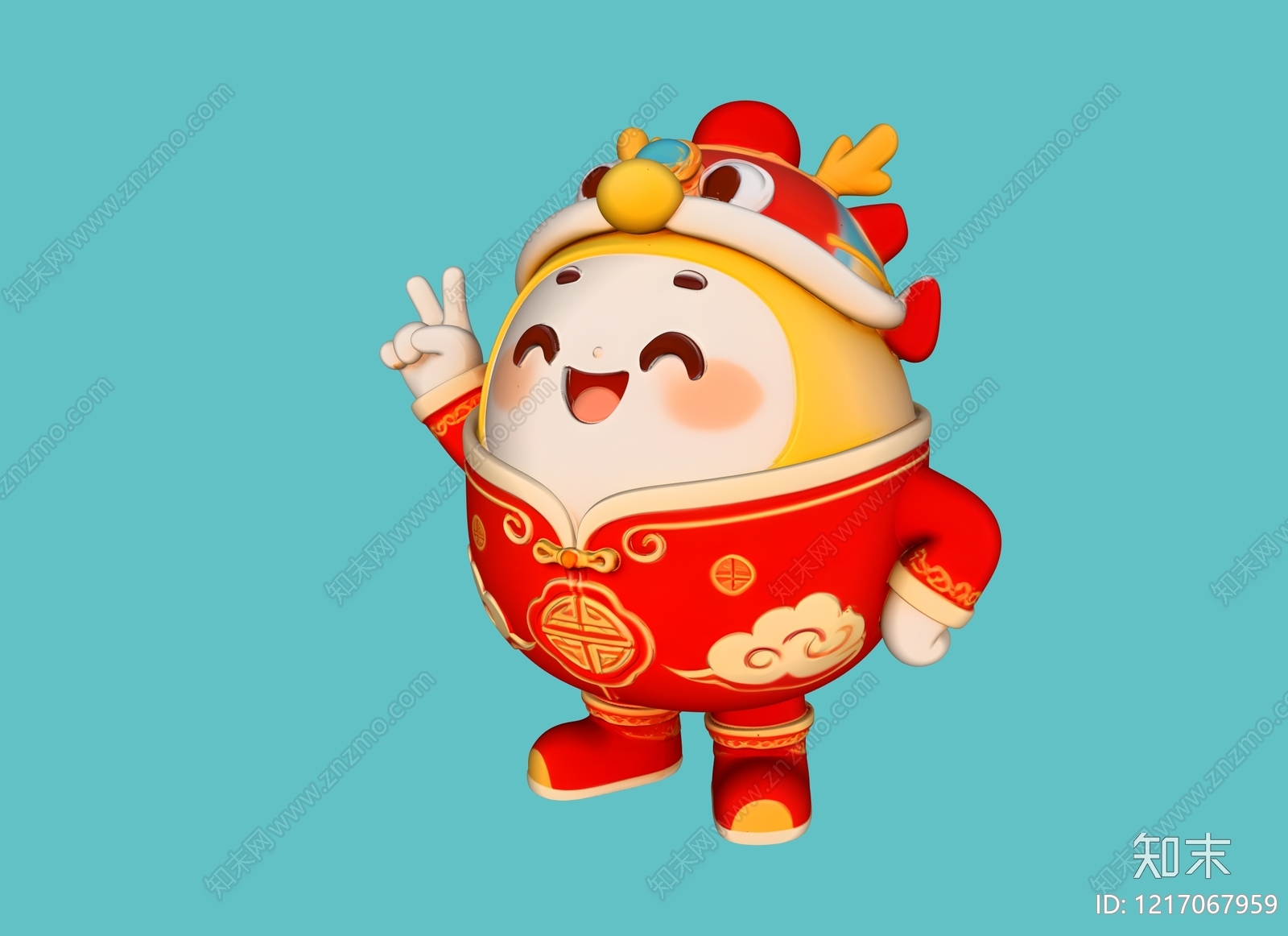 新中式IP形象SU模型下载【ID:1217067959】