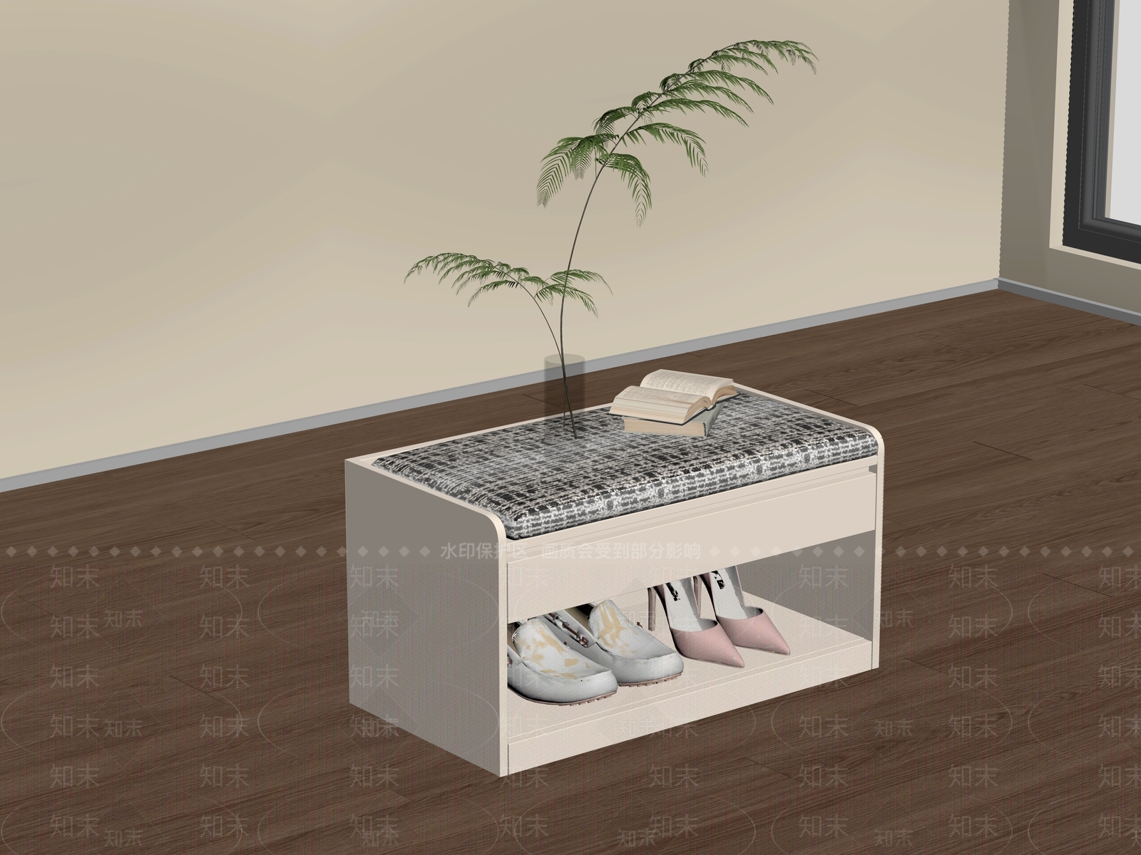 现代其他凳子SU模型下载【ID:1217069520】