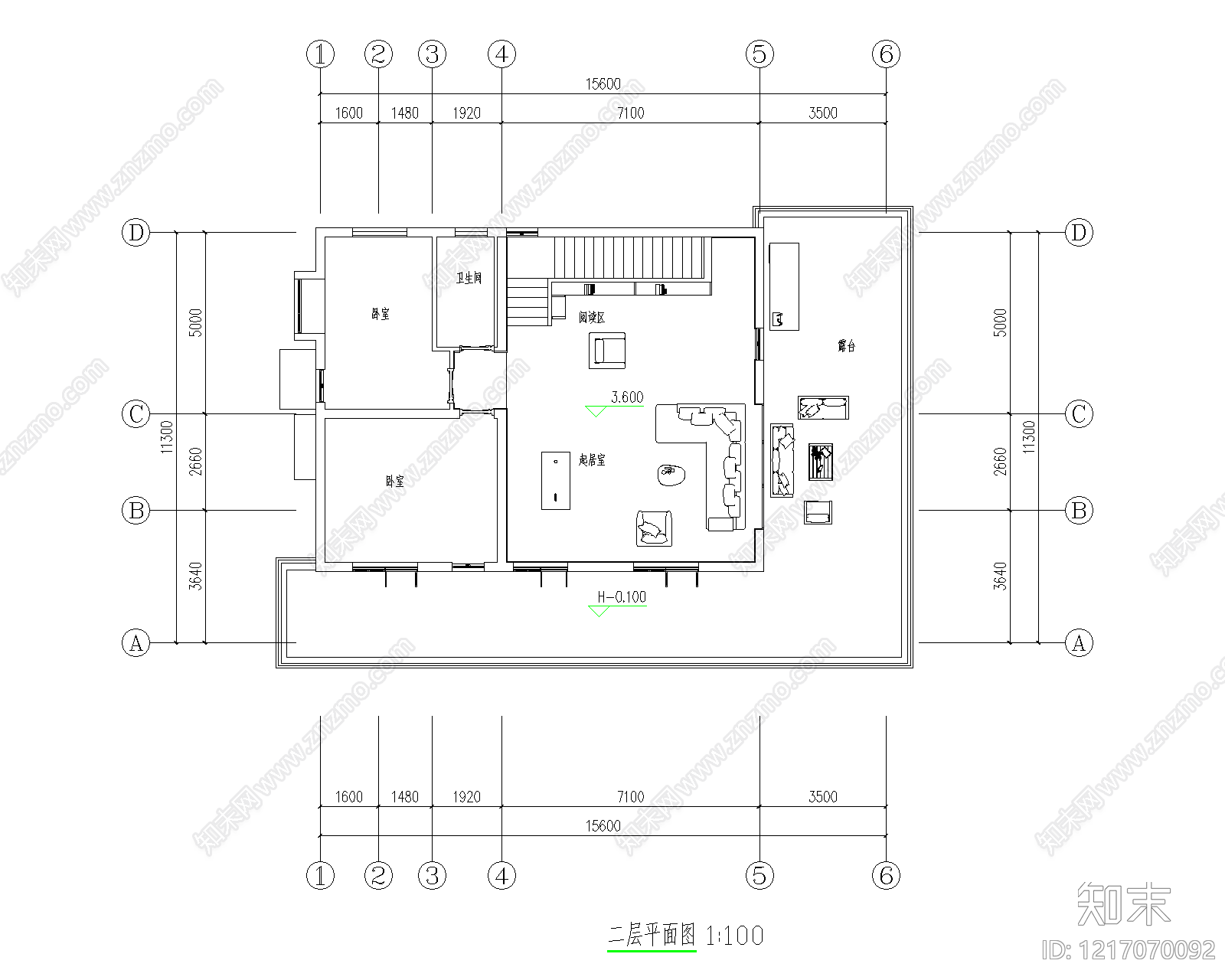现代住宅楼建筑cad施工图下载【ID:1217070092】
