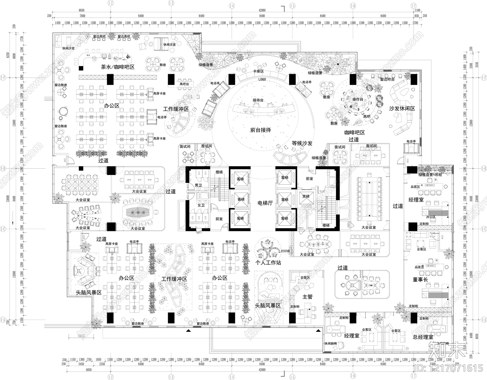 整体办公空间CAD图纸精品下载_AutoCAD图纸_知末网