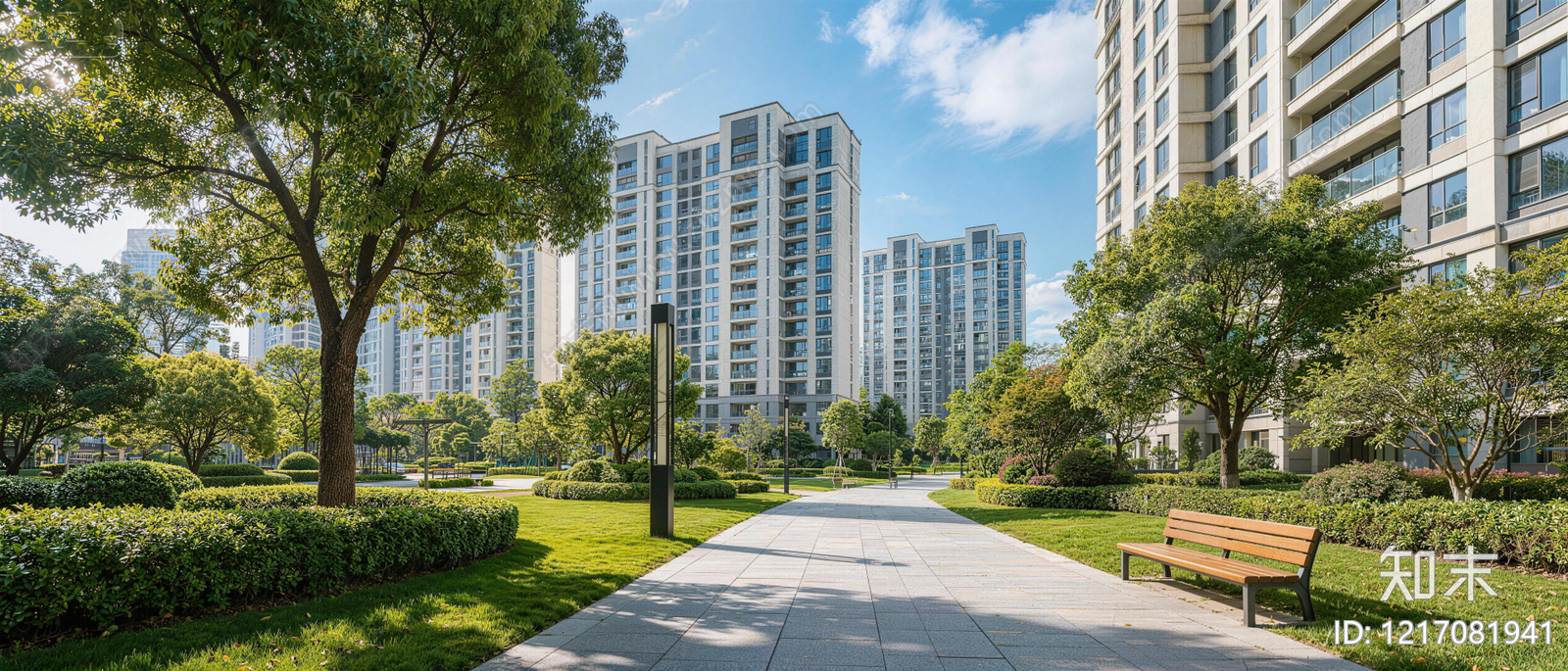 现代小区HDR贴图下载【ID:1217081941】