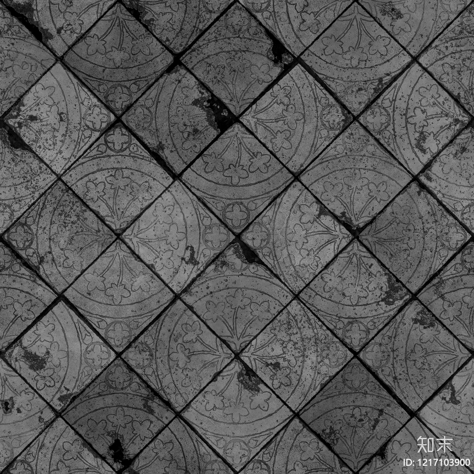 花纹砖贴图下载【ID:1217103900】