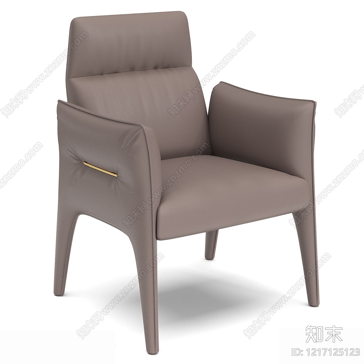 意式极简休闲椅3D模型下载【ID:1217125123】
