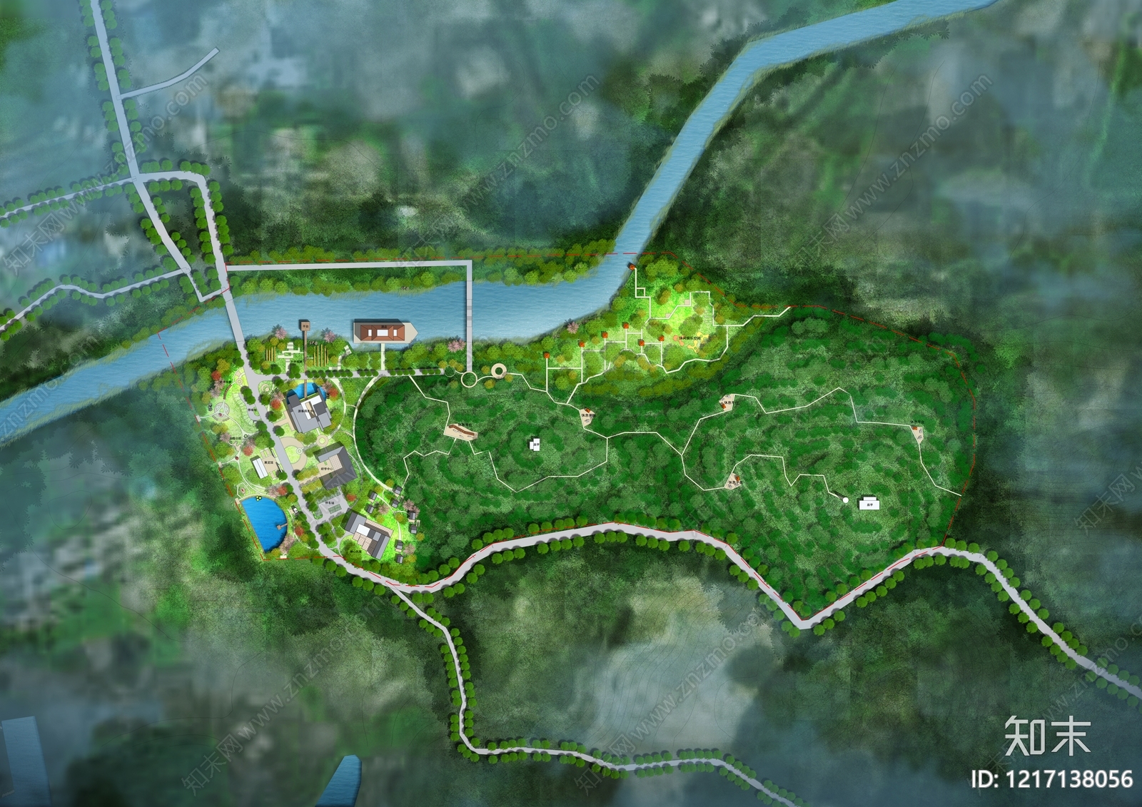 新中式其他公共建筑cad施工图下载【ID:1217138056】