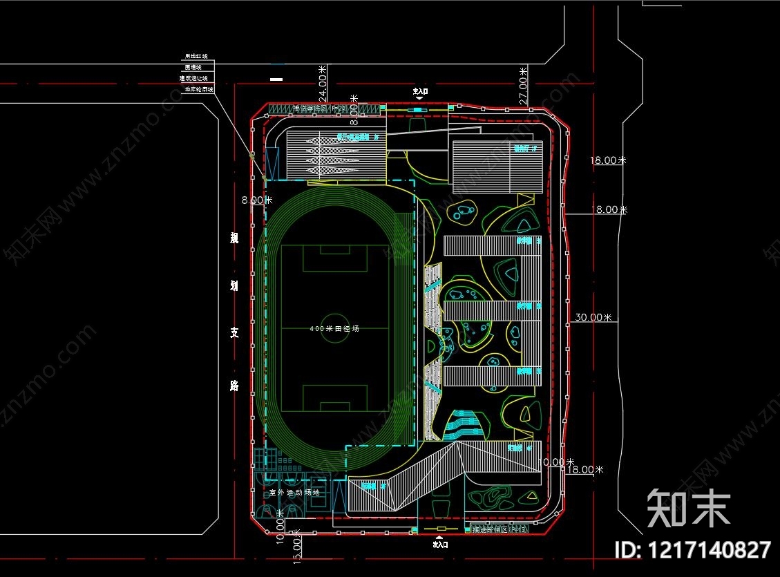 现代学校建筑cad施工图下载【ID:1217140827】