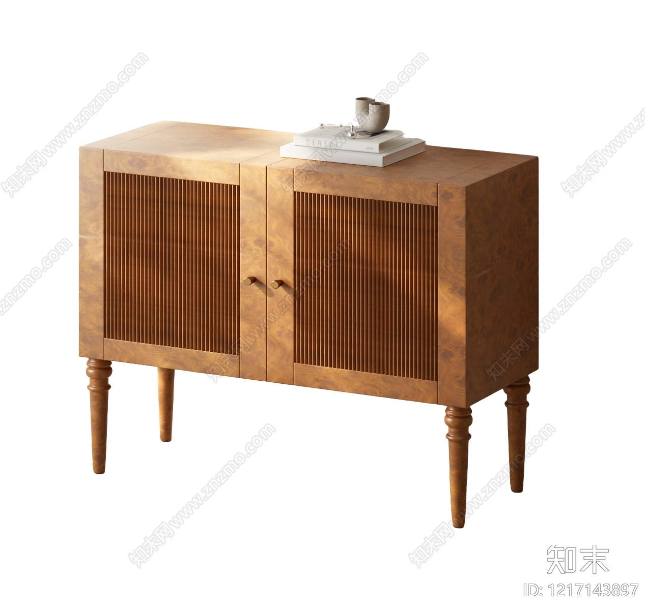中古风餐边柜3D模型下载【ID:1217143897】