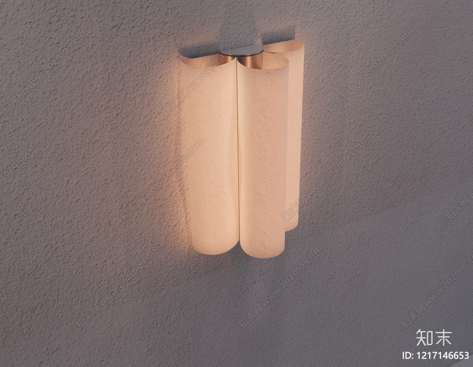 极简壁灯3D模型下载【ID:1217146653】