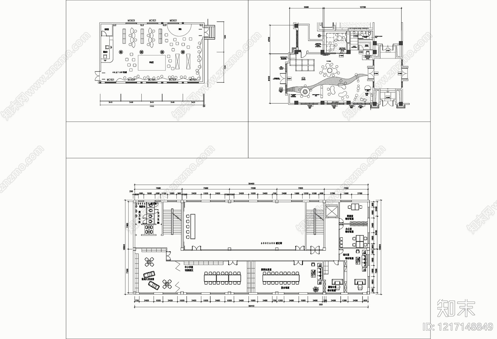 现代其他教育空间cad施工图下载【ID:1217148849】