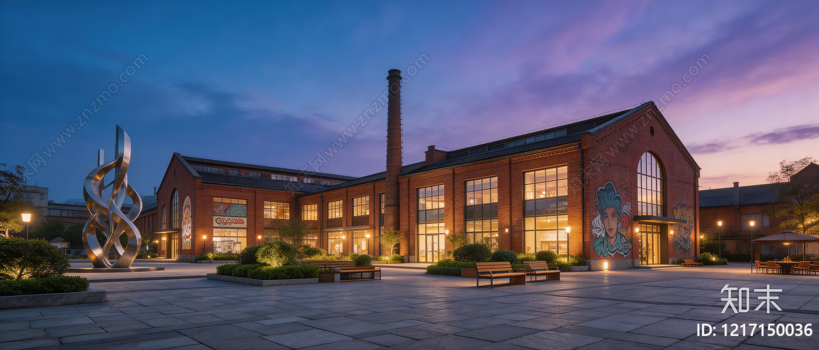 现代建筑外立面贴图下载【ID:1217150036】