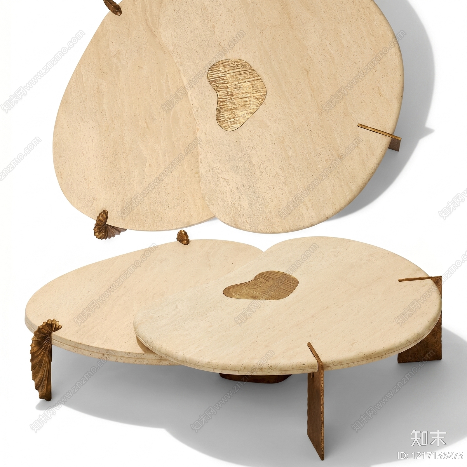 中古风茶几SU模型下载【ID:1217156275】