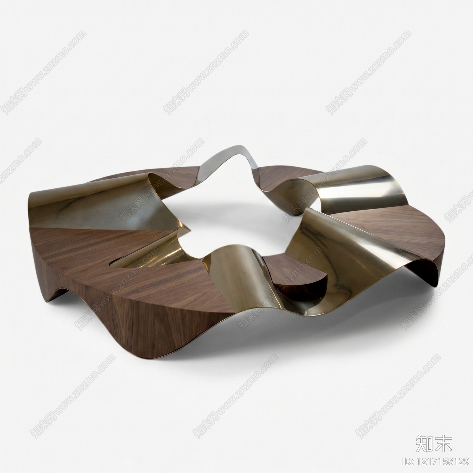 现代艺术茶几3D模型下载【ID:1217158129】