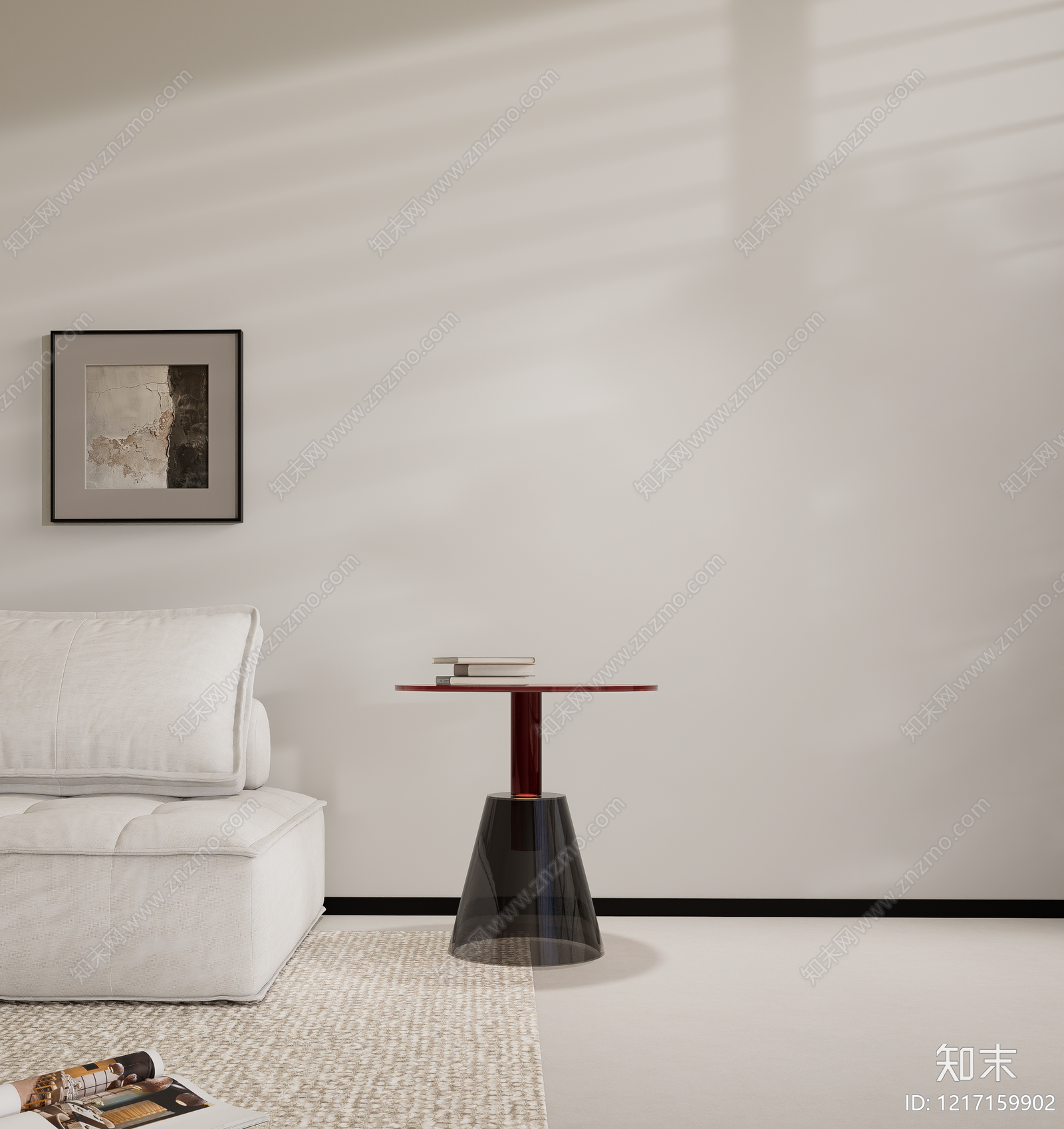 极简边几3D模型下载【ID:1217159902】