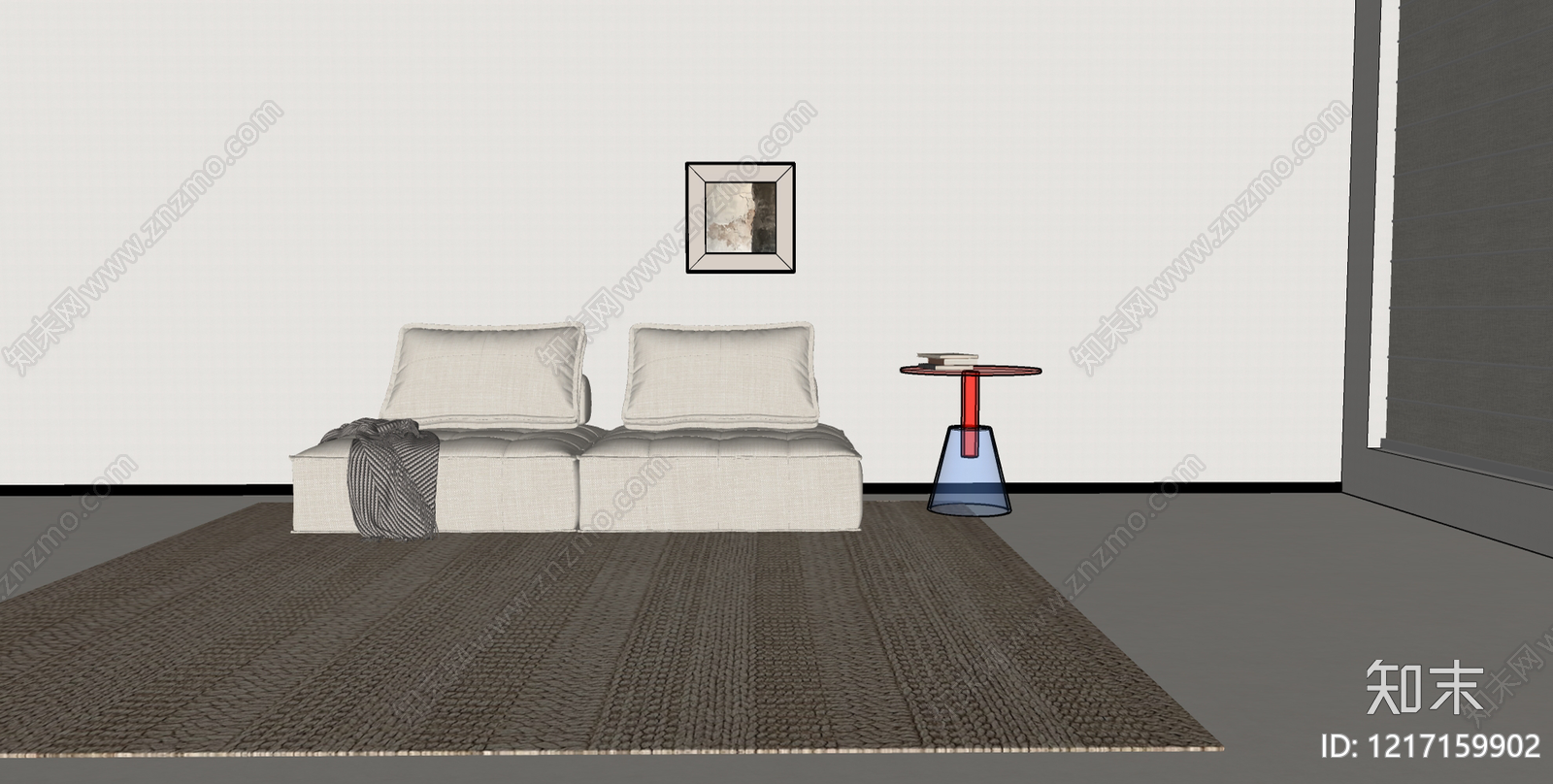 极简边几3D模型下载【ID:1217159902】
