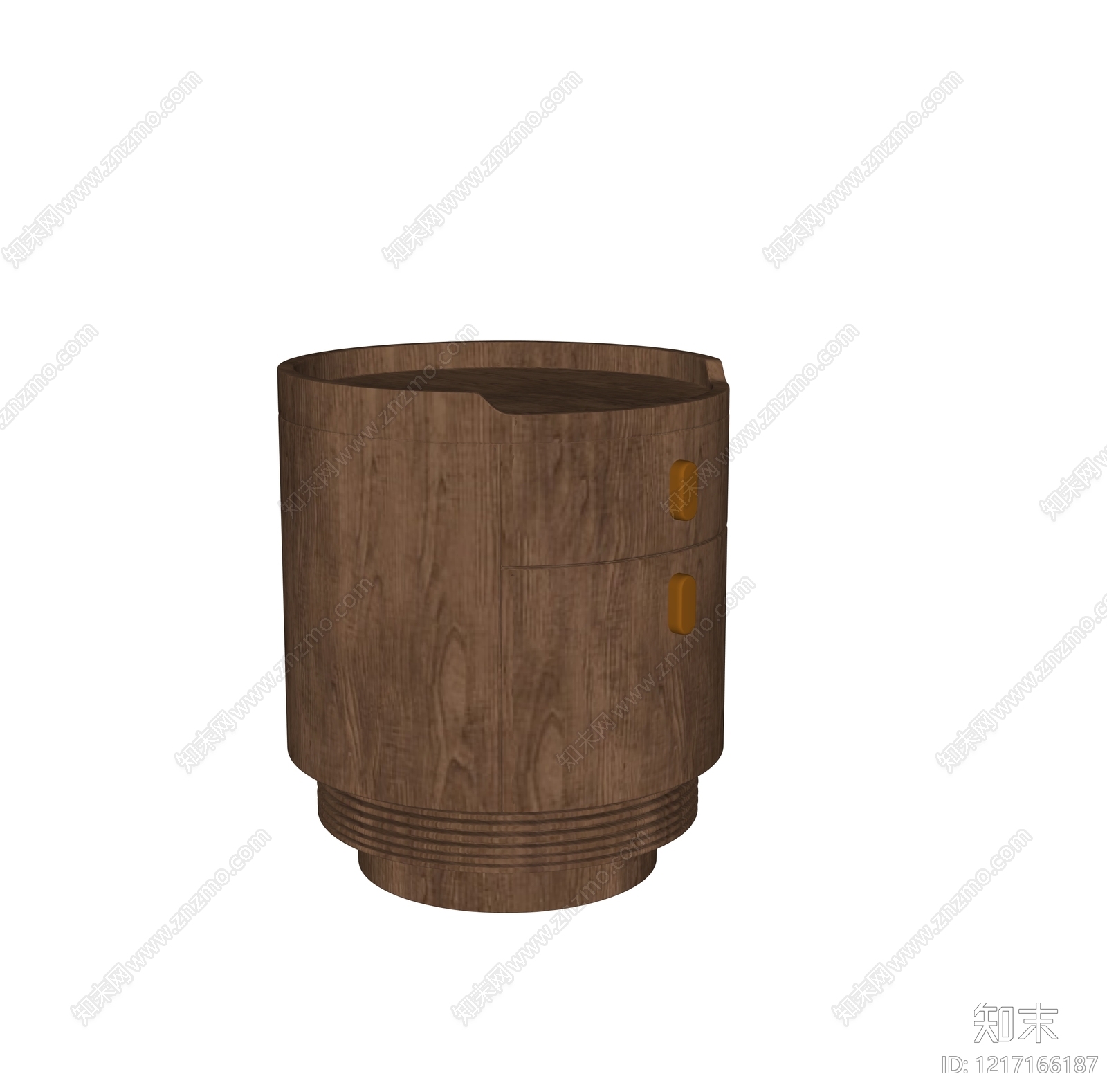 中古风床头柜SU模型下载【ID:1217166187】